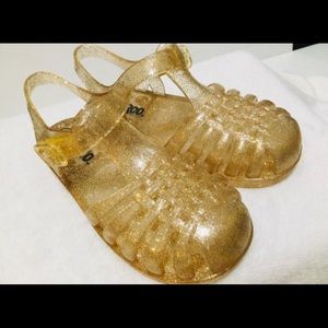 Circo Gold Toddler Jelly Sandals